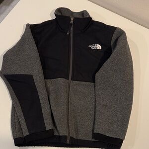 The North Face Black and Gray Fleece Jacket
